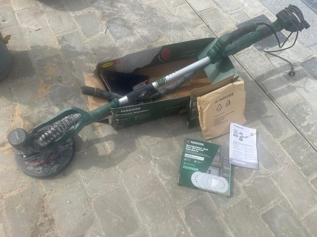 Wand- en plafondschuurmachine Parkside PWDS 920 D4, Doe-het-zelf en Bouw, Ophalen, Zo goed als nieuw
