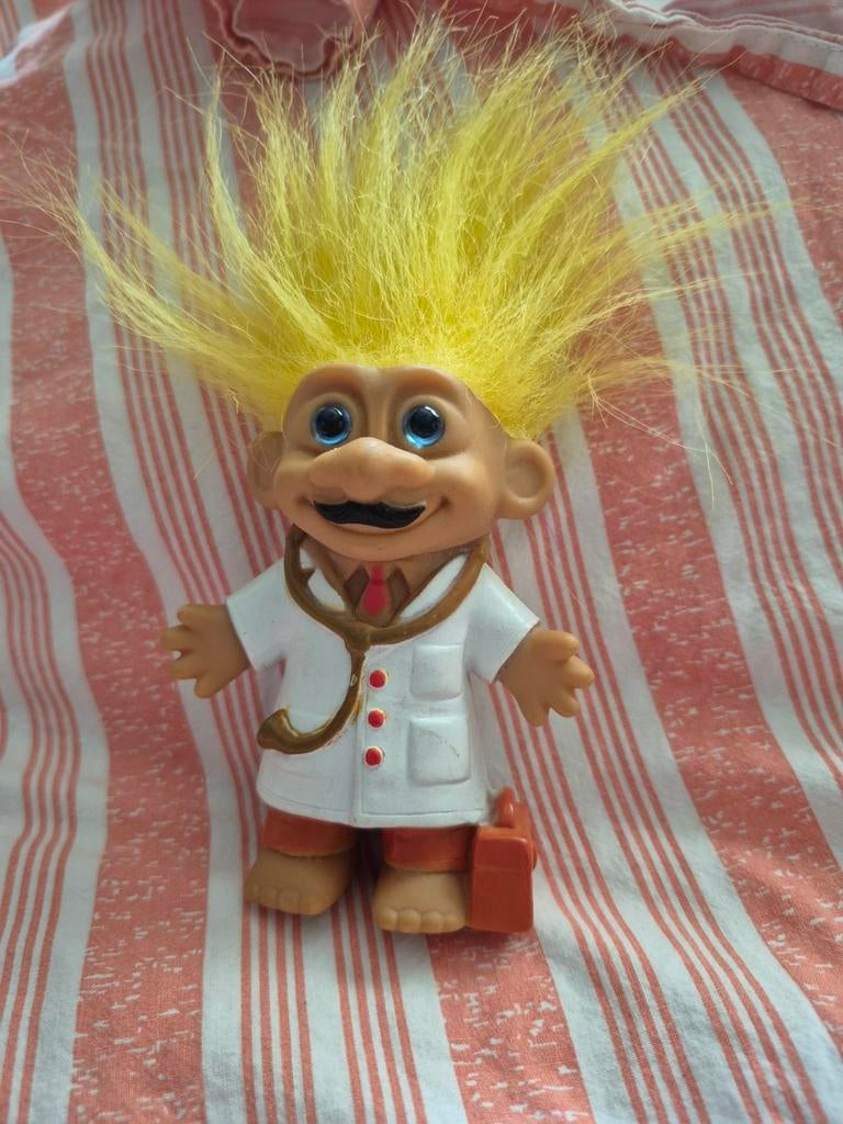 Troll vintage popje goede staat, Ophalen of Verzenden