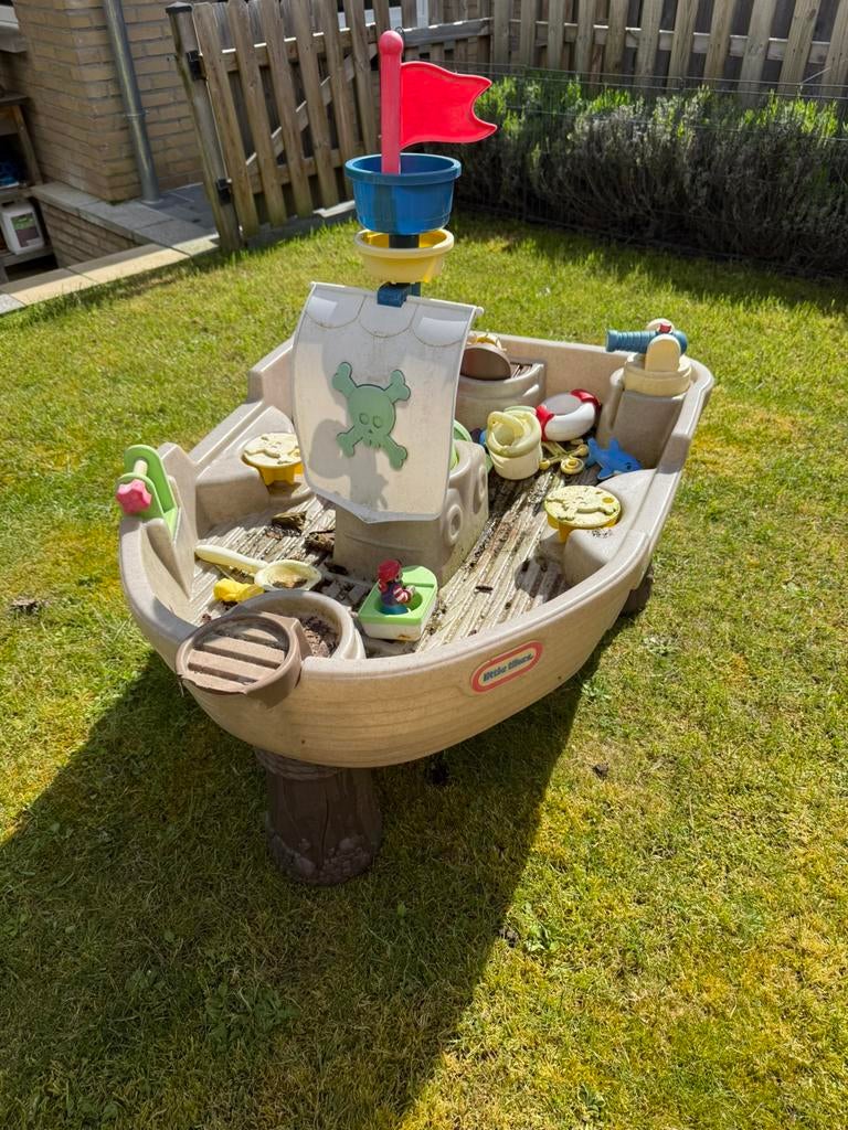 Little Tikes Piratenboot - Watertafel, Kinderen en Baby's, Speelgoed | Speeltafels, Gebruikt, Ophalen