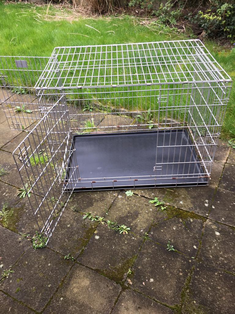 Cage pour animaux repliable, Utilisé