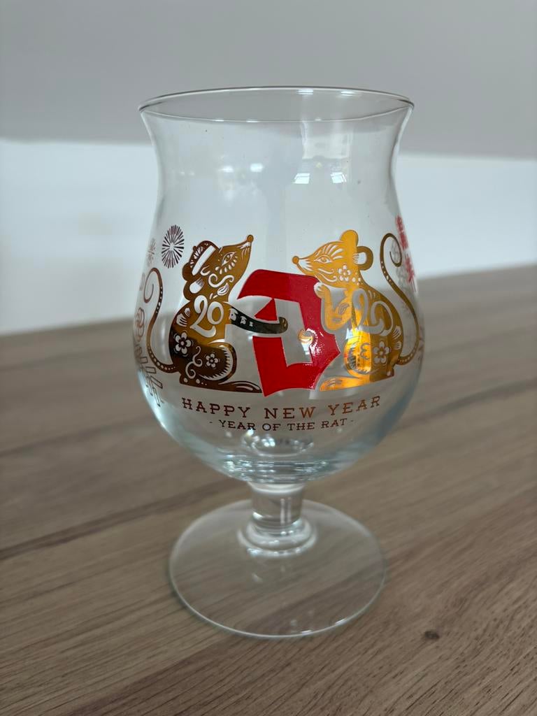 Duvel - Chinees Nieuwjaar 2020 - Year of the Rat, Ophalen of Verzenden, Zo goed als nieuw, Glas of Glazen, Duvel