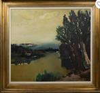 SAVERYS Albert " De gouden rivier " olie op doek -  jaren 30, Enlèvement