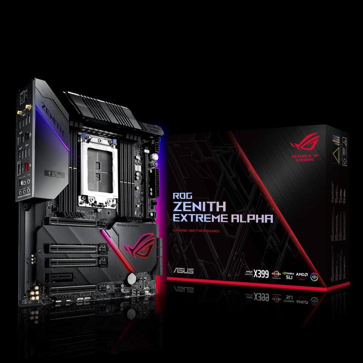 ASUS ROG Zenith Extreme Alpha X399  (Nieuw in doos)., Computers en Software, Moederborden, Nieuw, AMD, DDR4, Verzenden
