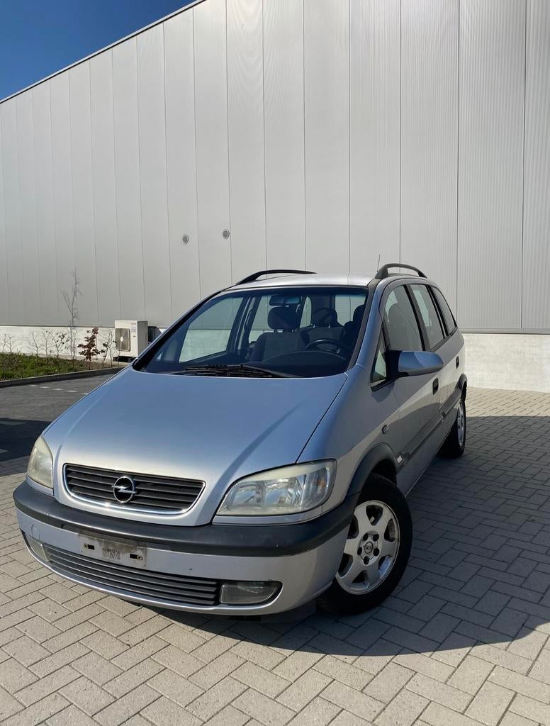 2002, Opel Zafira, 167.876km, 7 zitplaatsen, Autos, Opel, Entreprise, 7 places, Boîte manuelle, 5 portes