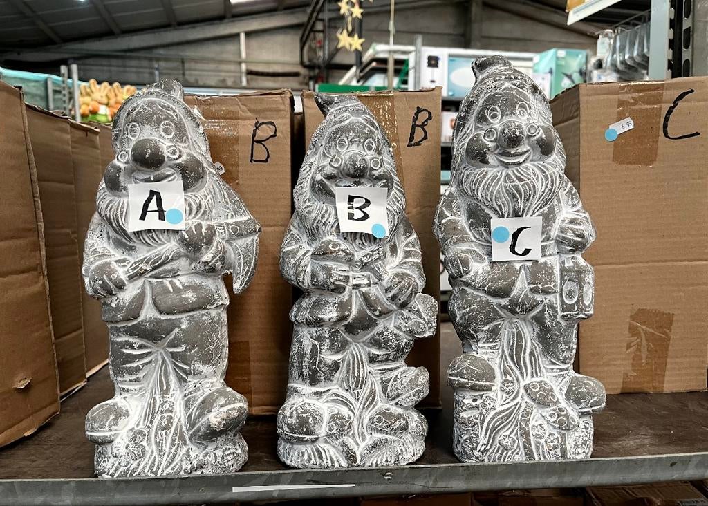 3 Tuinkabouter beton., Ophalen, Nieuw, Beton, Tuinkabouter