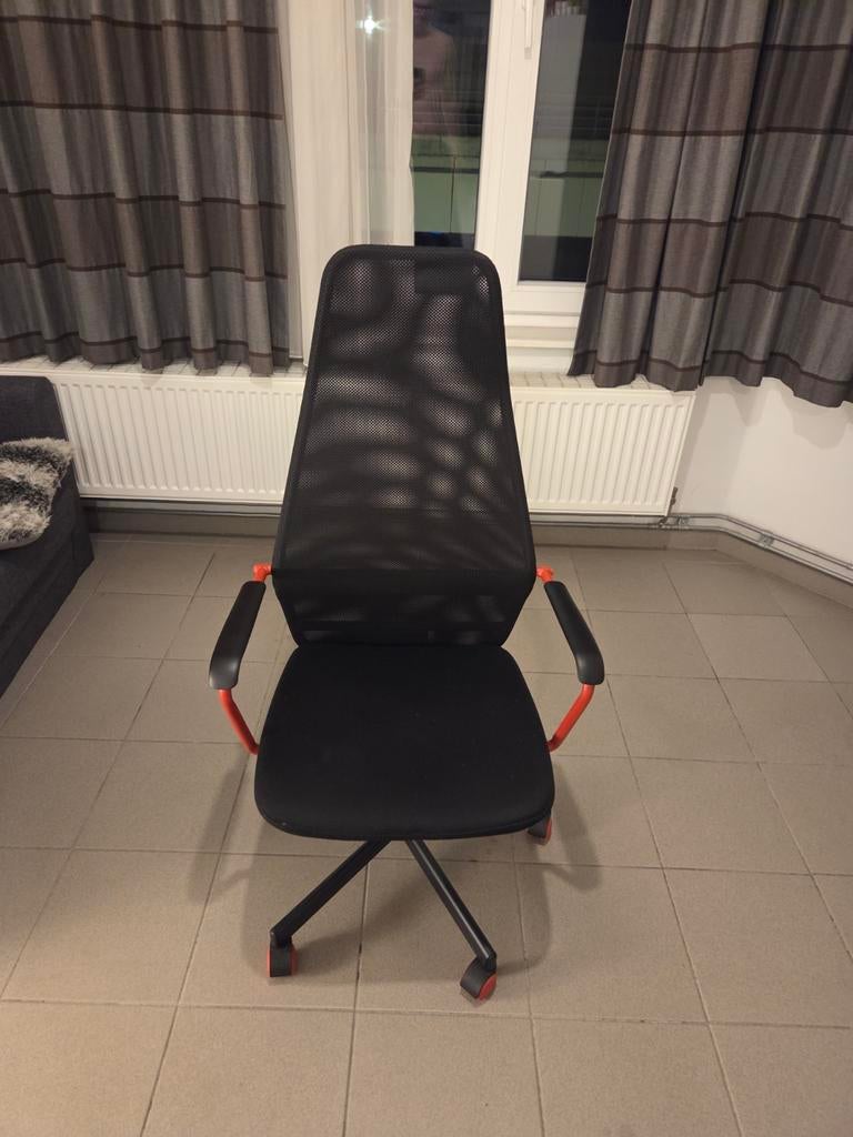 Bureau stoel - HUVUDSPELARE gaming chair Ikea, Ophalen, Gaming bureaustoel, Zo goed als nieuw, Bureaustoel