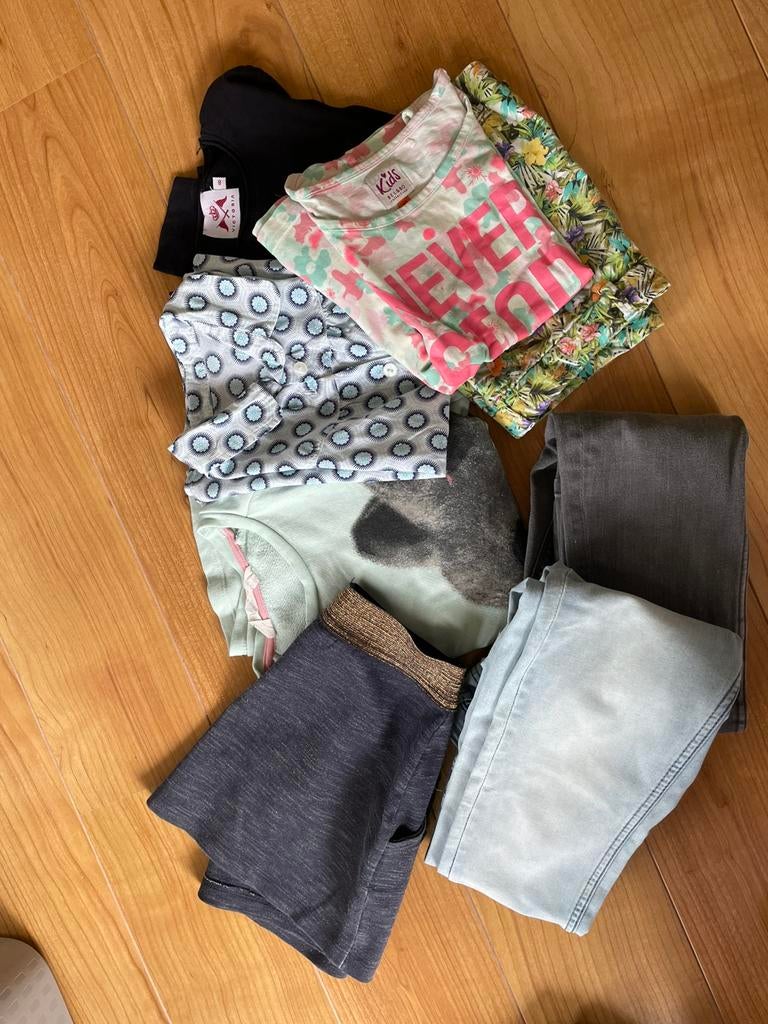 Pakket kledij meisje maat 128, Enlèvement ou Envoi, Comme neuf, Taille 128