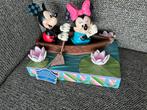 Jim shore mickey en minnie in a rowboat (light up), Ophalen, Mickey Mouse, Beeldje of Figuurtje