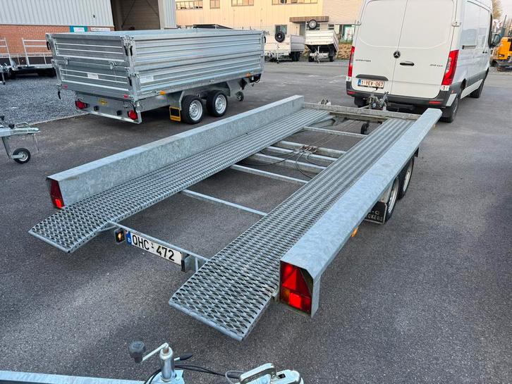 Plateau Hapert remis à neuf – état impeccable - (facture), Autos : Divers, Remorques, Comme neuf, Enlèvement ou Envoi