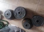 Domyos gewichten 0,5kg tem 2kg, Sport en Fitness, Fitnessmaterialen, Ophalen, Gebruikt, Rug, Halterschijven