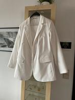 Broekpak MS mode maat 48 wit blazer +broek, Kleding | Dames, Grote Maten, Ophalen of Verzenden, Zo goed als nieuw, Wit
