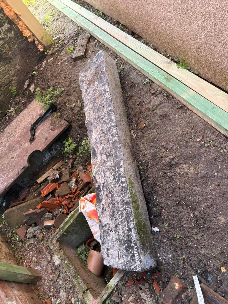 Linteaux pierre bleue, Enlèvement, Comme neuf