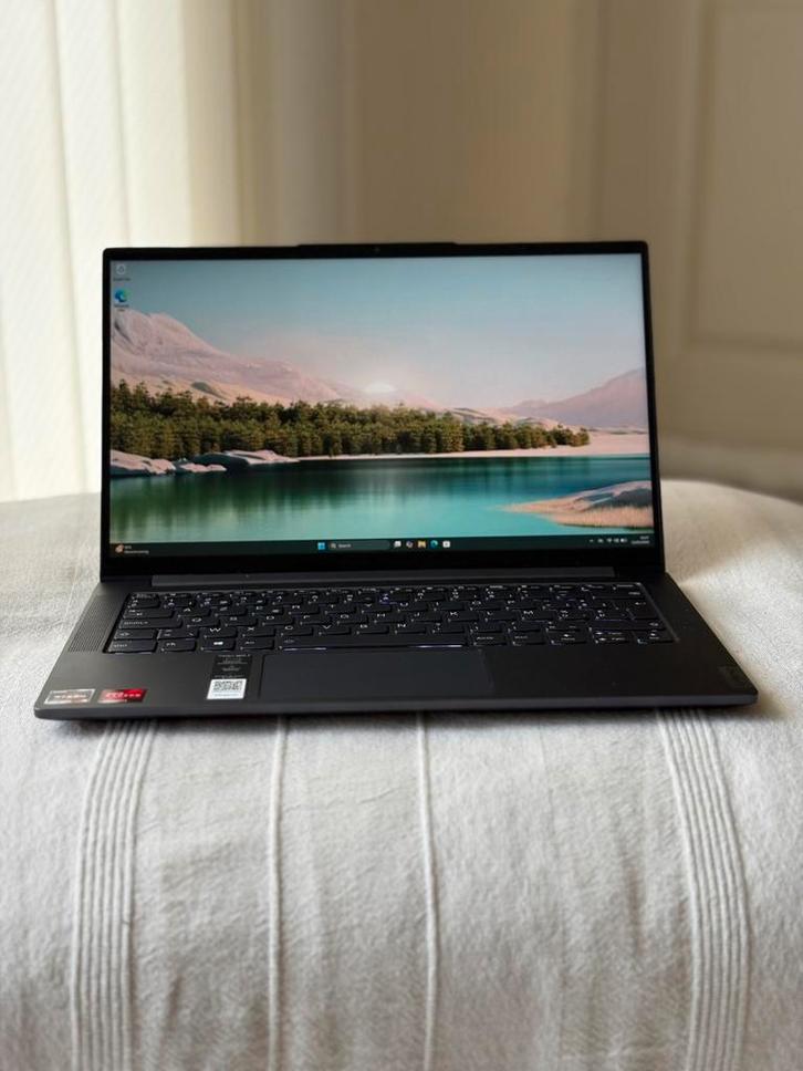 Lenovo Yoga Slim 7 14", ryzen5-4600U, 16 RAM, 500 SSD, azrty, Computers en Software, Windows Laptops, Gebruikt, 14 inch, SSD, 3 tot 4 Ghz