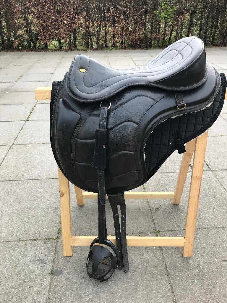 Boomloos zadel; merk Eric Thomas, Dieren en Toebehoren, Paarden