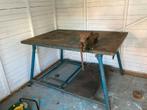 Werkbank met bankschroef, Doe-het-zelf en Bouw, Werkbanken, Ophalen, Gebruikt, Bankschroef