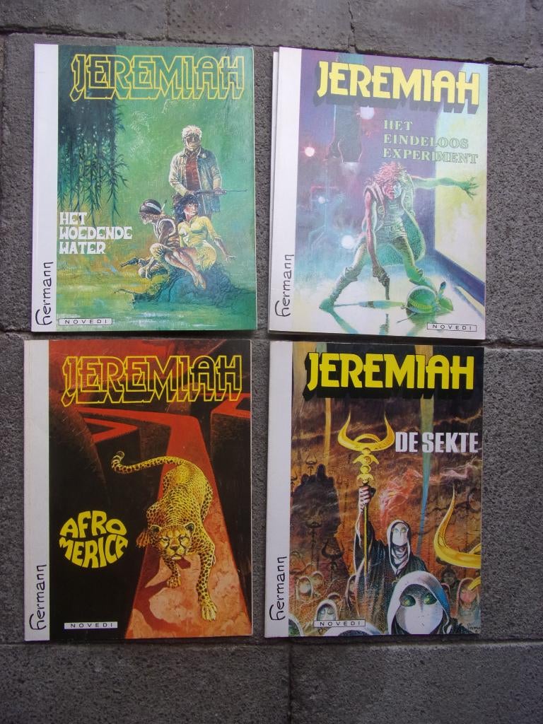 4 strips HERMAN JEREMIAH, Boeken, Stripverhalen, Meerdere stripboeken, Ophalen of Verzenden, Zo goed als nieuw