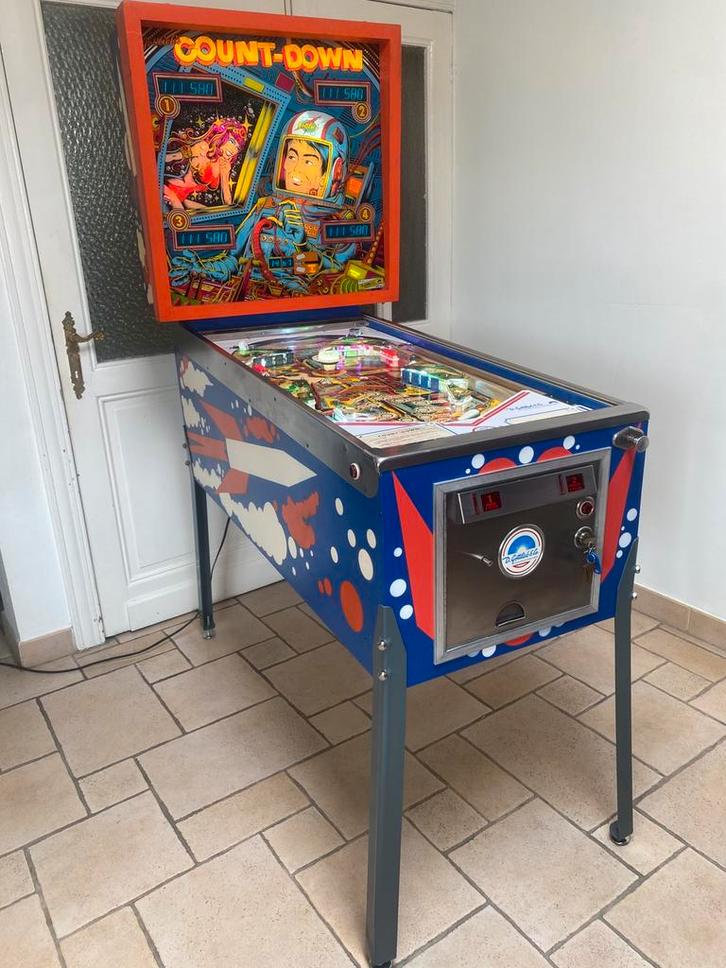 Flipperkast - Count Down - zeer mooi, Verzamelen, Automaten | Flipperkasten, Flipperkast, Gottlieb, Ophalen of Verzenden