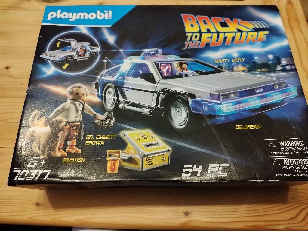 Playmobil Delorean 70317 gloednieuw, Kinderen en Baby's, Speelgoed | Playmobil, Nieuw, Complete set, Ophalen