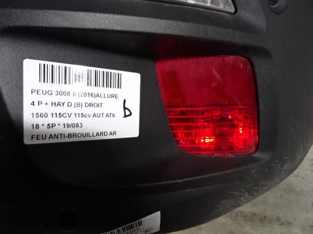 ANTI BROUILLARD ARRIÈRE 3008 II (M4 / MC / MJ / MR), Utilisé, Peugeot