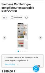 Frigo Congélateur intégrable 177cm SIEMENS NEUF, Enlèvement, Neuf