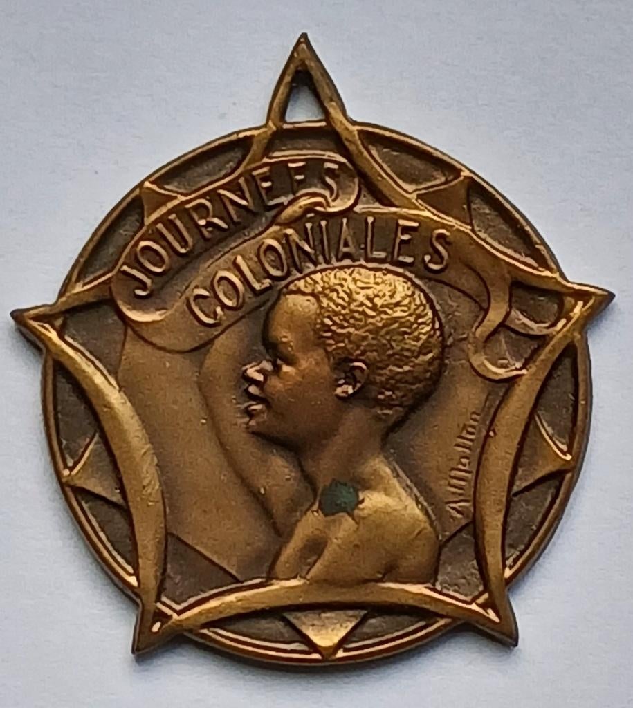Médaille A. Matton des journées coloniales 1926, Enlèvement ou Envoi, Bronze
