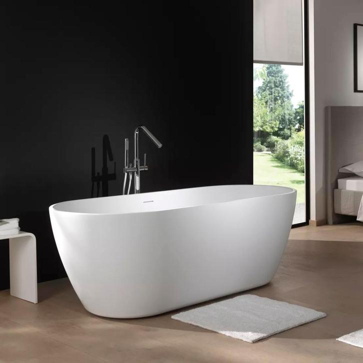 Vrijstaand bad LUCA VARESS Vesta mat wit, Doe-het-zelf en Bouw, Sanitair, Nieuw, Bad, Ophalen