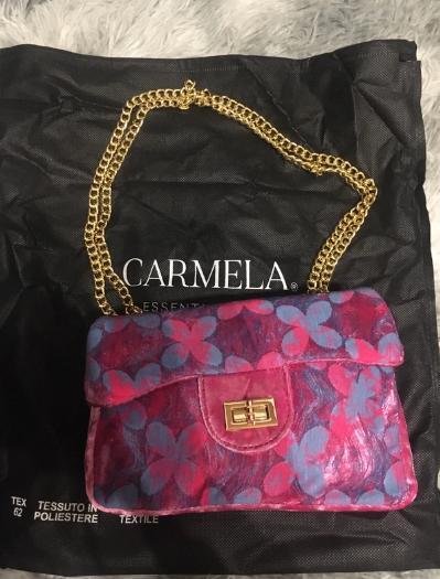 Carmela schoudertas, Handtassen en Accessoires, Tassen | Schoudertassen, Nieuw, Overige merken, Roze, Ophalen