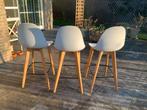 Set 3 barstoelen merk Vasco (Overstock nu Juntoo), Met voetsteun, Zo goed als nieuw, 90 cm of meer, 3 krukken
