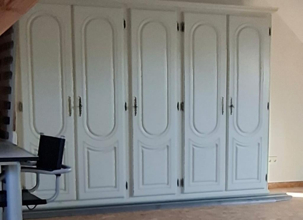 Witte grote kleerkast, Huis en Inrichting, Kasten | Lockerkasten, Ophalen