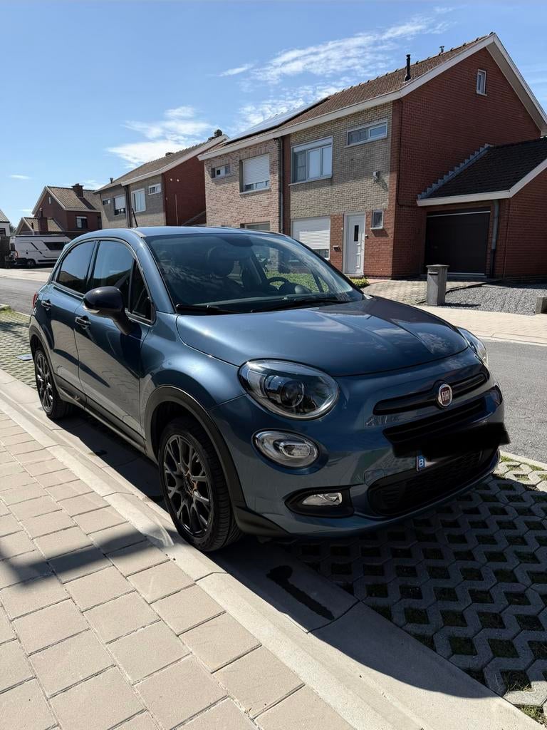 FIAT 500X 1.4 Multi-air turbo S-Design met weinig km, Auto's, Fiat, 100 kW, Blauw, Handgeschakeld, 5 deurs