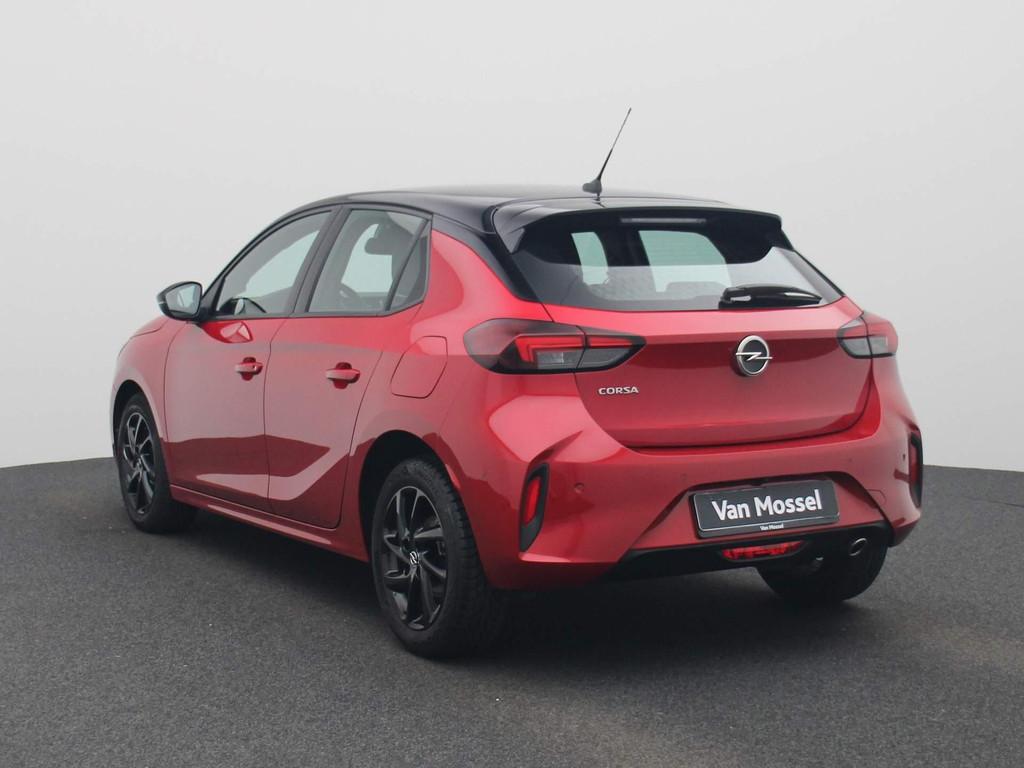 Opel Corsa 1.2 T GS +gps+park pilot achteraan, Auto's, Voorwielaandrijving, Stof, Gebruikt, Zwart
