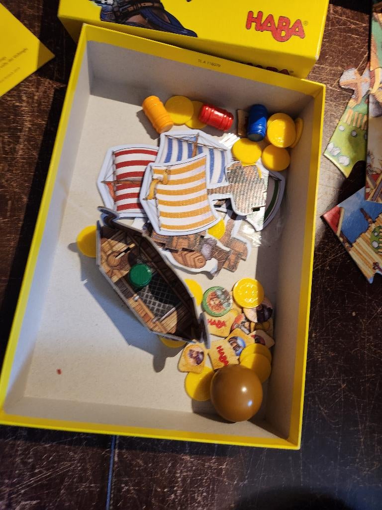 Haba gezelschapsspel - Vallei der  Vikingen, Een of twee spelers, Ophalen, Gebruikt, Haba