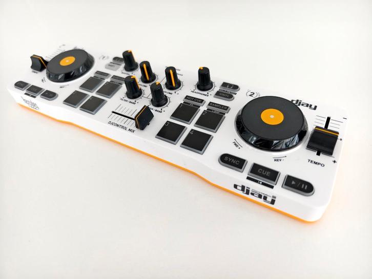 Portable Hercules djcontrol Starlight (mix on the go) (nwst), Musique & Instruments, DJ sets & Platines, Comme neuf, Enlèvement