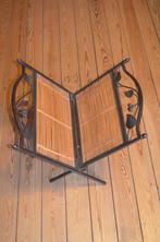 Porte-revue en bambou et métal en parfait état, Maison & Meubles, Enlèvement, Utilisé