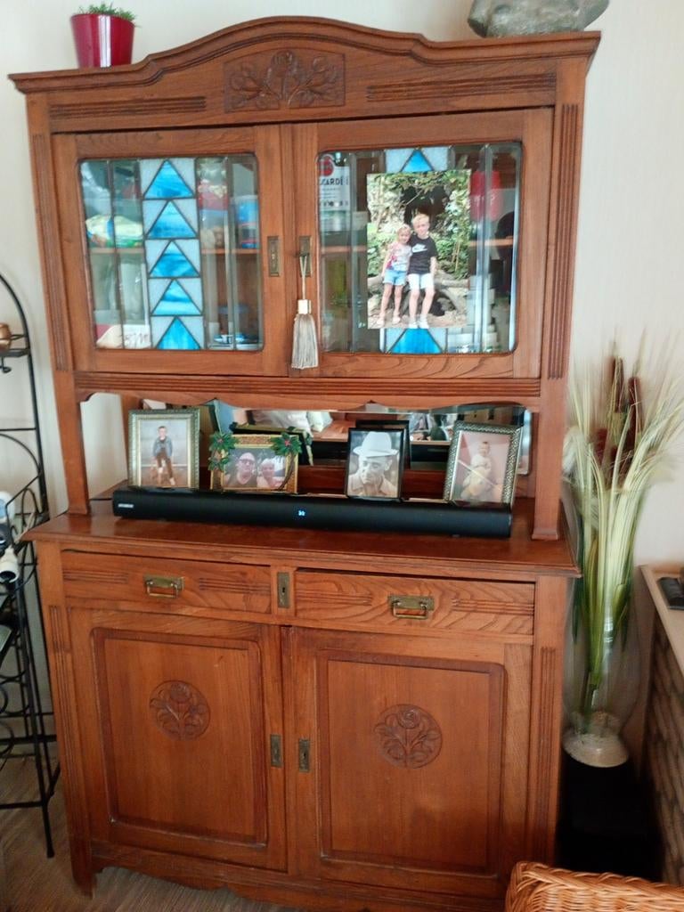 Vitrine jaren 60, Huis en Inrichting, Kasten | Buffetkasten, Ophalen