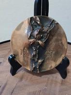 Herdenkingsplaquet 1945 brons, Antiek en Kunst, Ophalen of Verzenden, Brons