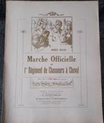 Marche Officielle du 1er régiment de Chasseurs à Cheval, Musique & Instruments, Enlèvement, Utilisé, Piano