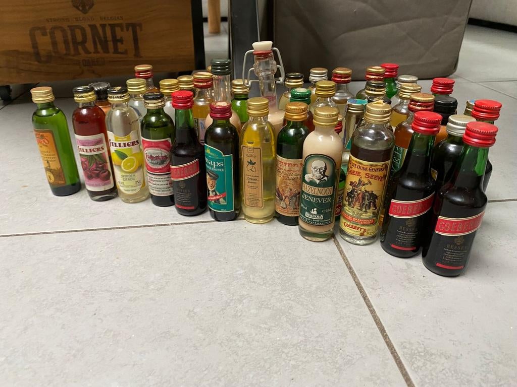 41 mini-bouteilles de gin, Collections, Enlèvement ou Envoi, Comme neuf, Autres types