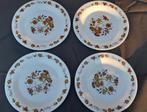 Lot de 4 assiettes à dessert vintage Arcopal 19 cm, Assiettes(s), Enlèvement ou Envoi, Comme neuf, Verre