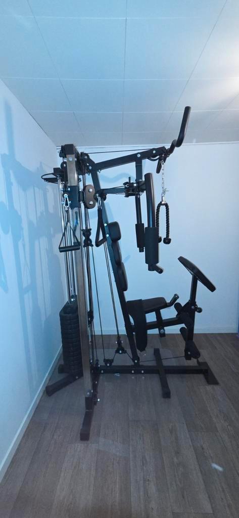 Home Gym Focus Fitness Unit 6 - Krachtstation, Sport en Fitness, Fitnessapparatuur, Zo goed als nieuw, Krachtstation, Armen, Benen