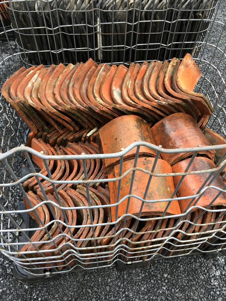 Oude boomse dakpannen., Dieren en Toebehoren, Pluimvee | Toebehoren, Ophalen, Zo goed als nieuw