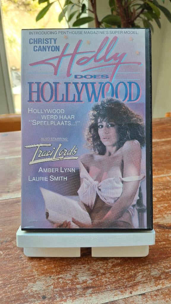 Holly Does Hollywood NL Ex-rental VHS, Cd's en Dvd's, Vanaf 16 jaar, Ophalen of Verzenden, Gebruikt, Overige genres