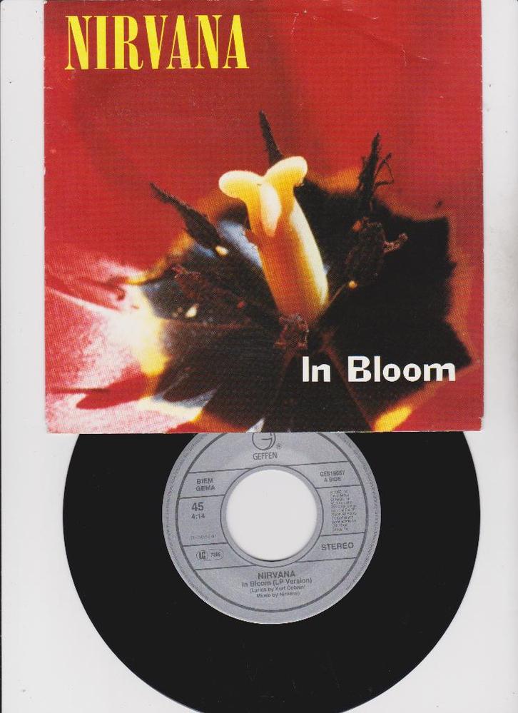 Nirvana – In Bloom   1992   Grunge, Cd's en Dvd's, Vinyl Singles, Zo goed als nieuw, Single, Rock en Metal, 7 inch, Ophalen of Verzenden