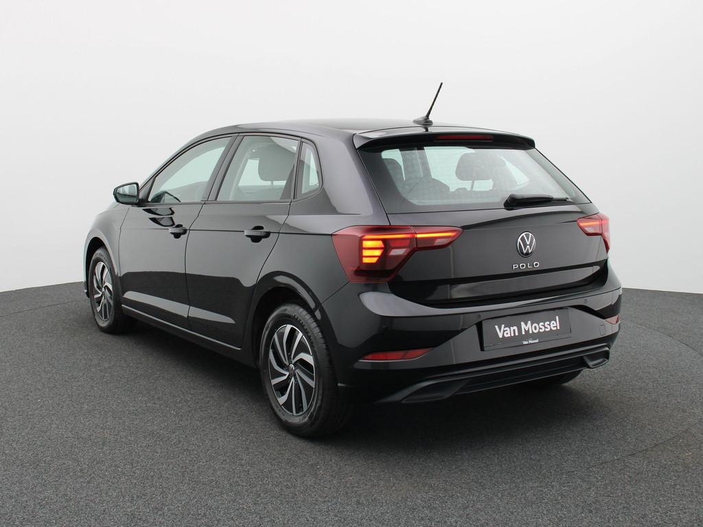 Volkswagen Polo 1.0 TSI Life Business | Carplay | Cruise Con, Voorwielaandrijving, Stof, Gebruikt, Zwart