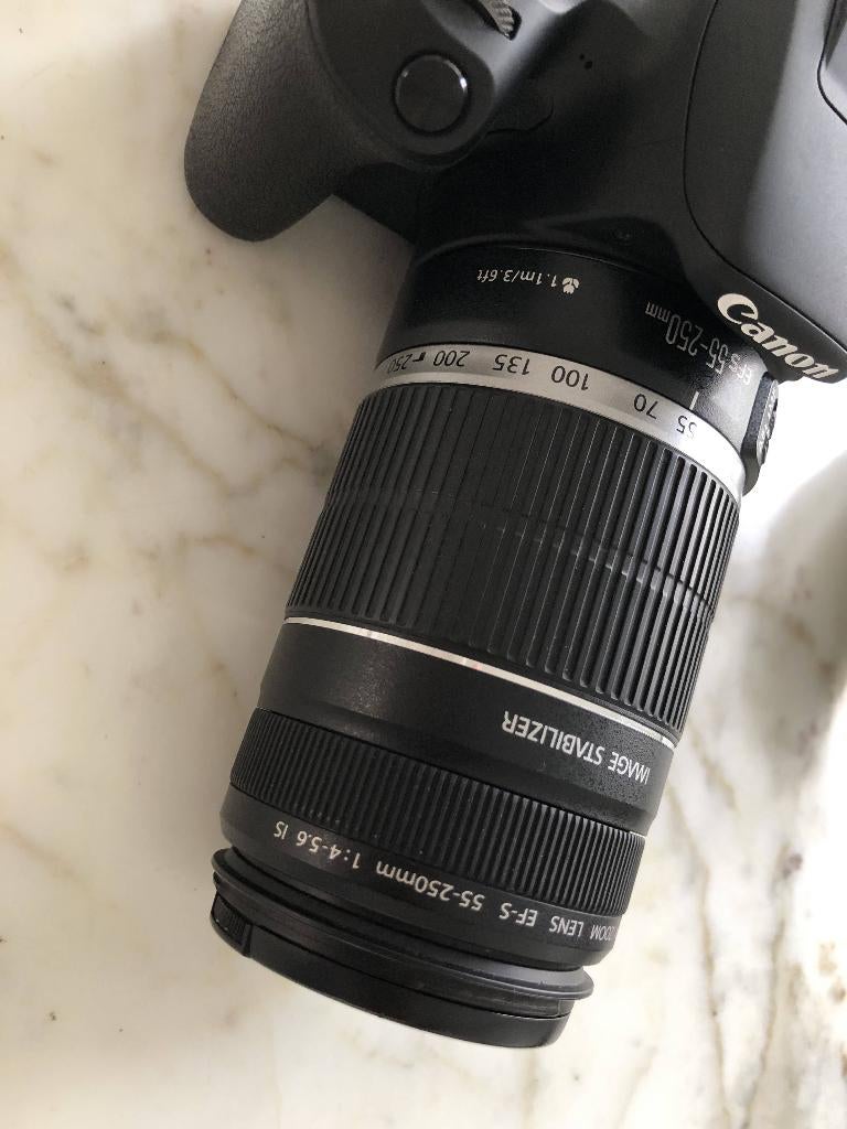 Canon lens EF-S55-250mm, Ophalen, Zo goed als nieuw, Spiegelreflex, Canon