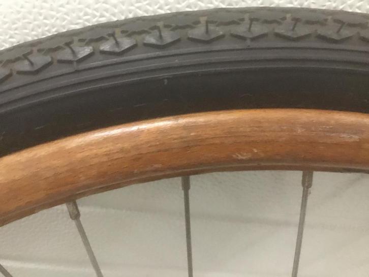 Oude houten fietsvelgen, Fietsen en Brommers, Fietsonderdelen, Band, Ophalen of Verzenden