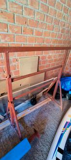 Metalen schragen - 2 gebruikt - 2 als nieuw - 35€/stuk, Ophalen, Zo goed als nieuw