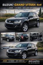 Suzuki Grand Vitara 4x4, Auto's, Stof, 4 cilinders, Grand Vitara, Zwart