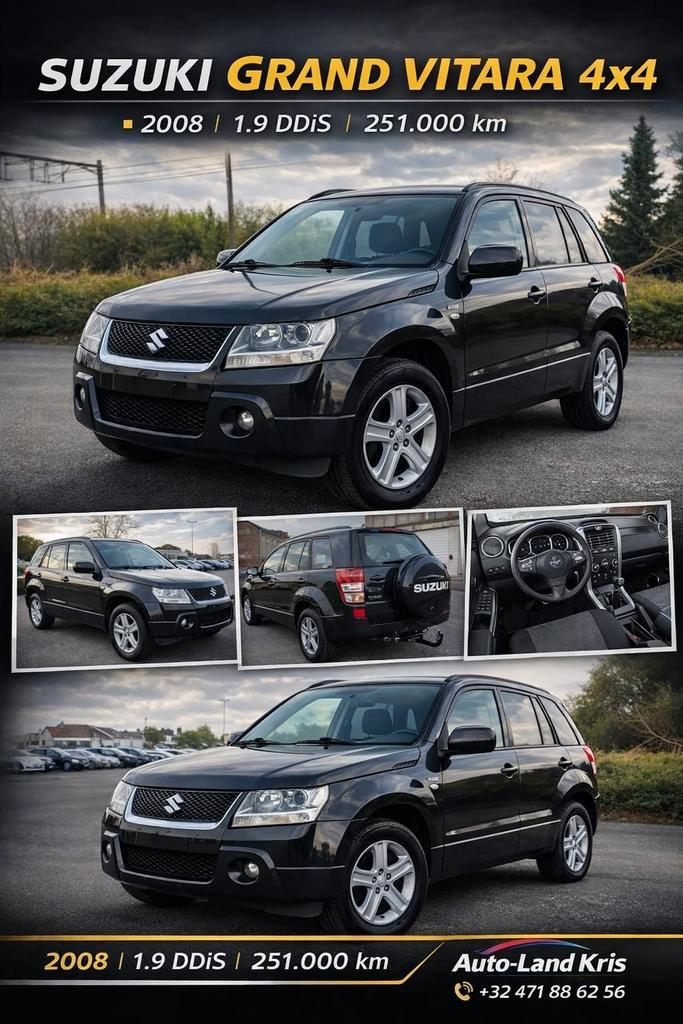 Suzuki Grand Vitara 4x4, Auto's, Suzuki, Particulier, Grand Vitara, 4x4, Diesel, Euro 4, SUV of Terreinwagen, 5 deurs, Handgeschakeld