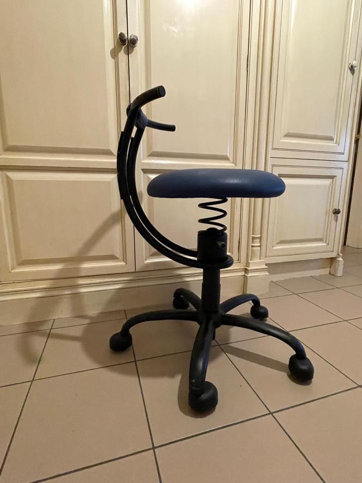 Fauteuil de travail ergonomique Spinalis, Maison & Meubles, Chaises de bureau, Comme neuf, Chaise de bureau, Bleu, Ergonomique